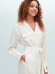 Платье-рубашка миди женское Uniqlo 690555276 XL Белое (1159786783) - изображение 5
