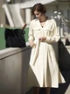 Платье-рубашка миди женское Uniqlo 690555276 XL Белое (1159786783) - изображение 9