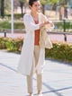 Платье-рубашка миди женское Uniqlo 690555276 XL Белое (1159786783) - изображение 10