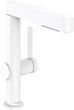 Смеситель для раковины с выдвижным изливом HANSGROHE Finoris 76063700 белый матовый с донным клапаном Push-Open - изображение 1