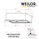 Вытяжка полновстраиваемая WEILOR PBS 52650 GLASS BL 1250 LED Strip - изображение 10