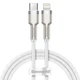 Кабель BASEUS Type-C to Lightning Cafule Series Metal Data Cable |1M, 20W, PD| (CATLJK-A05) white - изображение 1