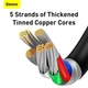 Кабель BASEUS Type-C to Lightning Superior Series Fast Charging Data Cable |200 см, 20Вт| (CATLYS-C03) black - изображение 7