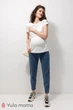 Стильные джинсы для беременных Юла Мама Sheldon denim M темно-голубой (DM-23.011) - изображение 2