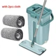 Набір для прибирання швабра стрічка з відром 8 л Scratch Cleaning Mop - зображення 1