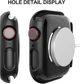 Захисний чохол зі склом для Apple Watch 7/8/9 (45 мм) Black - зображення 4