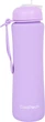 Бутылка для воды CoolPack Pump Silicone Powder 600 мл силиконовая Сиреневая (Z14648) - изображение 1