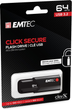 Флеш пам'ять USB Emtec B120 Click Secure 64GB USB 3.2 (ECMMD64GB123) - зображення 3