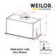 Вытяжка полновстраиваемая WEILOR PBSR 62651 WH 1300 FULL Motion - изображение 10
