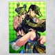 Плакат постер CupKit "Невероятные приключения ДжоДжо / JoJo's Bizarre Adventure" №32 А4 21х29,7 см - изображение 1