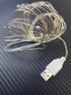 Гірлянда роса USB живлення мідний провід 5 метрів 50 Led Strip String Warm White - изображение 3