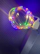 Гірлянда роса USB живлення мідний провід 5 метрів 50 Led Strip String MultiColor - изображение 5