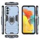 Чохол Fiji Ring для Samsung Galaxy M14 (M146) броньований бампер з кільцем підставкою темно-синій - зображення 3