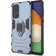 Чехол Fiji Ring для Samsung Galaxy A73 5G (A736) бронированный бампер с кольцом подставкой темно-синий - изображение 2
