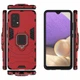 Чохол Fiji Ring для Samsung Galaxy A32 5G (A326) броньований бампер з кільцем підставкою червоний - зображення 3