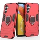 Чохол Fiji Ring для Samsung Galaxy M14 (M146) броньований бампер з кільцем підставкою червоний - зображення 1