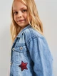 Детская джинсовая куртка для девочки Minoti Front 1 38280JNR 98-104 см Синяя (5063025032765) - изображение 4