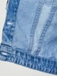 Детская джинсовая куртка для девочки Minoti Front 1 38280JNR 98-104 см Синяя (5063025032765) - изображение 5