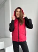 Жилет жіночий з капюшоном K&ML 026 M-L (46-48) Червоний (026-06) - зображення 2