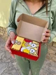 Бокс подростковых носков с мультяшными рисунками в подарочной коробке 36-41 3 шт высокие демисезонные разноцветные - изображение 2