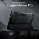 Чехол Spigen Rugged Armor Pro для Samsung Galaxy Tab S8/S9/S10 Ultra Black (ACS06538) - изображение 6
