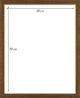 Багетная рамка 40х50 для картины по номерам багет: 055-G232(base) Золото (Только рамка с креплением для холста) EmojiFrame - изображение 9