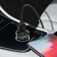 Автомобільний зарядний пристрій 2 USB швидка зарядка QC3.0 + кабель Lightning для Iphone, Black, Hoco (6931474735041) - зображення 5