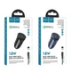 Автомобільний зарядний пристрій 2 USB швидка зарядка QC3.0 + кабель Lightning для Iphone, Black, Hoco (6931474735041) - зображення 6