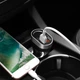 Автомобільний зарядний пристрій 2 USB + повторювач виходу прикурювача та вольметр Black, Hoco (6957531092186) - зображення 3