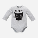 Дитячий боді-комбінезон Pinokio Happy Day Longsleeve Bodysuit 62 см Сірий (5901033218262) - зображення 2