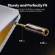 Перехідник 3.5 mm to 6.5 mm Ugreen AV168 HiFi Black (60711) - зображення 7
