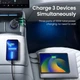 Автомобільний зарядний пристрій 130W UGREEN CD293 USB-C адаптер з швидкою зарядкою ноутбука, планшета, смартфона PD та QC 2C1A Black (90413) - зображення 5