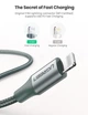 Кабель MFi Lightning to USB-C Ugreen US304 для зарядки и передачи данных 1м Black (60759) - изображение 4