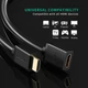 Кабель подовжувач Ugreen HD107 HDMI 2.0 4K 60Hz 0.5m black (10140) - зображення 2