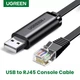 Кабель USB to RJ45 Ugreen CM204 Adapter for Cisco Router 3m Black (60813) - изображение 2
