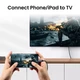Кабель USB-C to HDMI Ugreen MM142 Перехідник Ultra HD (4K@60Hz; 1080P@144Hz) Aluminium (50571), 2m - зображення 3