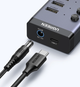 Концентратор USB 3.0 UGREEN CM481 HUB з додатковим живленням USB Type-C 7in1 Black (90307) - зображення 6