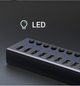 Концентратор USB 3.0 UGREEN CM481 HUB з додатковим живленням USB Type-C 7in1 Black (90307) - зображення 8