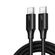 Кабель USB-C 100W UGREEN US562 Type-C to Type-C PD QC 4.0/3.0 для швидкого заряджання MacBook Pro, Samsung PVC 1.5м (15177) - зображення 1