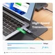 Адаптер USB-A 3.0 to USB-C UGREEN US276 з карабіном Space Gray (50533) - зображення 3