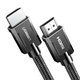 Кабель 8K HDMI 2.1 UGREEN HD135 Dolby Vision, eARC, VRR, QMS, QFT, 3D visual effect, HDR 8K 60Гц, 4K@120 Гц 48Gbps Zinc Alloy Shell Braided 1.5m Gray (70320) - зображення 9