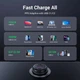 Автомобильное зарядное устройство 69W Ugreen адаптер для быстрой зарядки USB C PD и QC3.0 Black (20467) - изображение 5