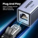 З'єднувач RJ45 UGREEN NW261 Gigabit Ethernet Grey (15117) - зображення 7