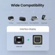 Перехідник USB-C на USB-B Ugreen US382 Printer Adapter Grey (20120) - зображення 6