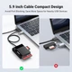 Кардрідер 4 in 1 UGREEN CR125 SD/MicroSD/TF/CF/MS Compact Flash Type-C 0.5m Black (15306) - зображення 4