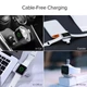Бездротовий зарядний пристрій Ugreen CD144 для годинника Apple Watch MFi White (50944) - зображення 3