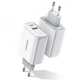 Зарядний пристрій 36w Ugreen CD170 PD3.0 Type-C/USB Білий (60468) - зображення 3