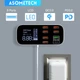 Зарядная станция 40W на 8 портов ASOMETECH A9D+ QC3.0 Type-C PD с ЖК-дисплеем Black - изображение 1