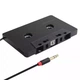 Кассета адаптер для магнитолы 3.5 mm AUX STEREO Черный - изображение 1