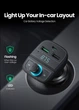 Автомобільний зарядний пристрій UGREEN CD229 для телефона Bluetooth FM Transmitter Black (80910) - зображення 9